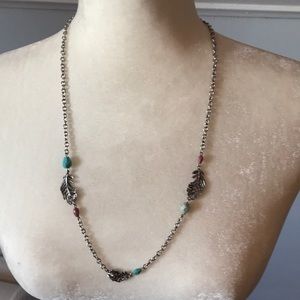 Feather necklace